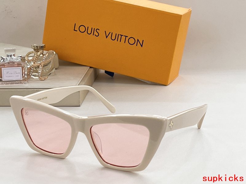 Lifestyle view of Louis Vuitton unisex sunglasses