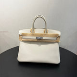  Understated handbag front view