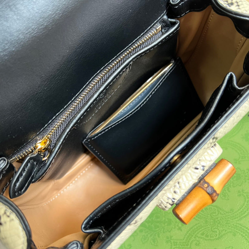 Interior view of sleek statement women's handbag – women's premium purse