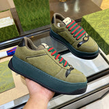 Gucci Casual sneakers in classic monochrome cushioned comfort fit front view