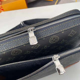 Top view of classic signature women's handbag – women's everyday handbag