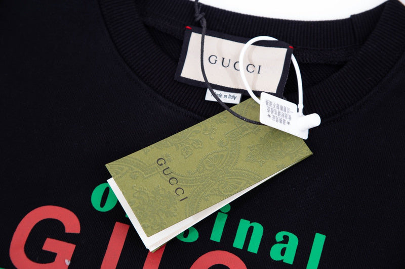 Full styled look of Gucci luxury clothing with everyday silhouette