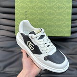 Gucci Casual sneakers in all-black retro runner design front view