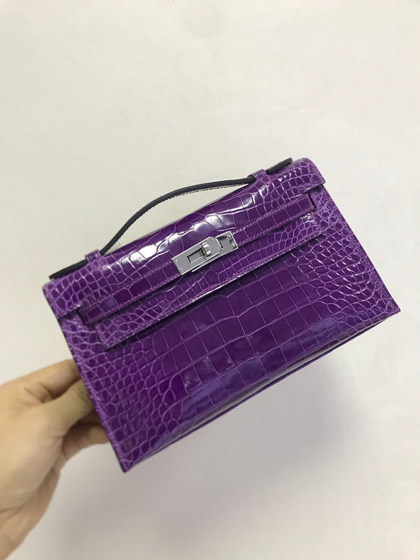 Close-up detail of clean-lined bag design