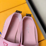 Close-up of Louis Vuitton shoes craftsmanship