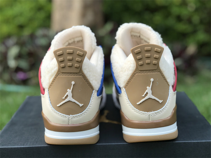 Nike stone beige luxury sneakers view 6 chunky sole construction