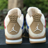 Nike stone beige luxury sneakers view 6 chunky sole construction