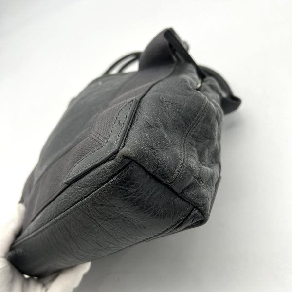 Balenciaga Agneau XS Cabas Tote Anthracite | Luxury Canvas Tote Bag