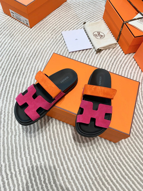 Hermes sandals Style 206 - styled lifestyle view