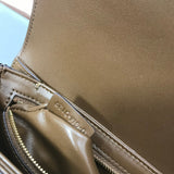 Back view of refined structured women's handbag – women's everyday handbag