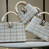  curated carryall bag detail view showing craftsmanship