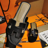 Hermès Camel Gladiator Sandals - Side Profile View