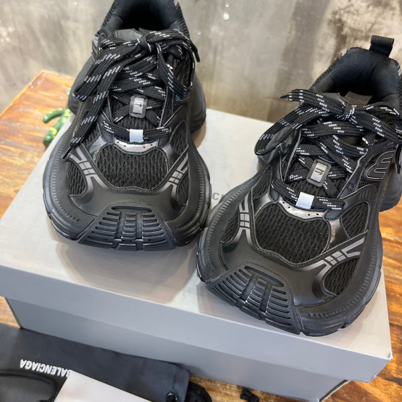 Balenciaga White Chunky Platform Sneakers - Sole Detail View