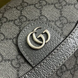 Side profile of signature statement women's handbag – women's designer-style accessory