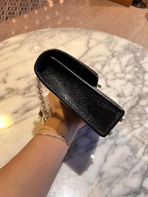 Close-up detail of chic bag design