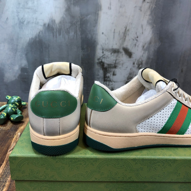 Gucci classic monochrome luxury sneakers view 8 cushioned comfort fit