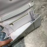 Structured Faux Leather Handbag - Smooth Faux-Leather Exterior | Women's Luxury Handbag #621 - styled full view (image 7) of designer-inspired handbag