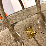 Close-up detail of poised bag design