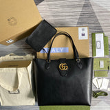 Side profile of polished chic women's handbag – women's statement bag