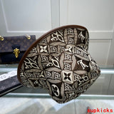 Close-up detail view of Louis Vuitton unisex cap