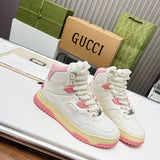 Gucci sneakers detailed view showing premium designer craftsmanship