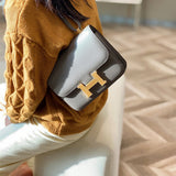 Close-up detail of streamlined bag design