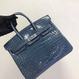 Close-up detail of structured bag design