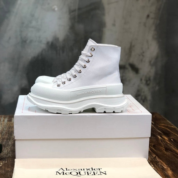 Alexander McQueen shoes Style 261 - front view, iconic logo design
