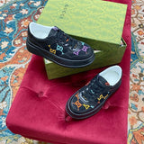 Gucci all-black luxury sneakers view 6 low-top design