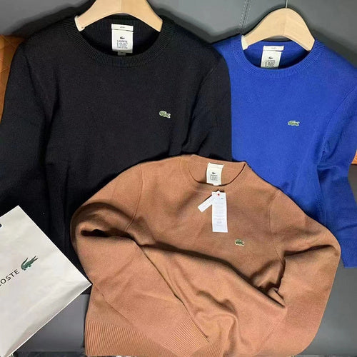 Back view of Lacoste luxury clothing with logo-detail design