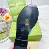 Gucci sneakers detailed view showing premium designer craftsmanship