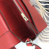 Front view of statement modern women's handbag – women's statement bag