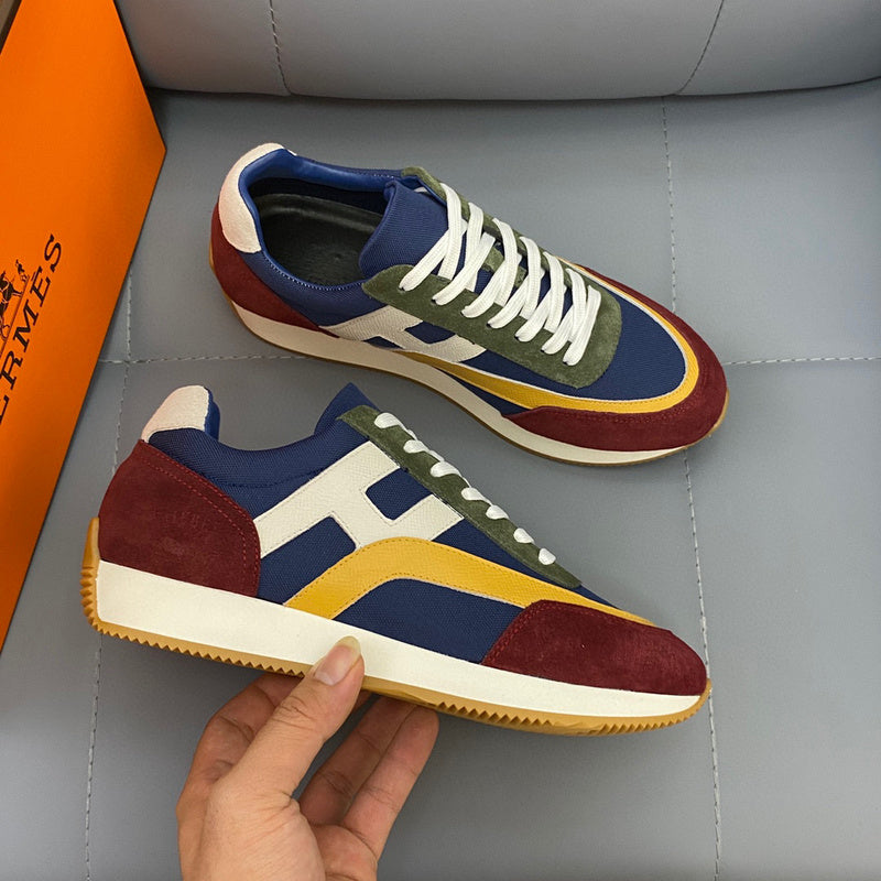 Hermes shoes Style 143 - front view, statement logo accent