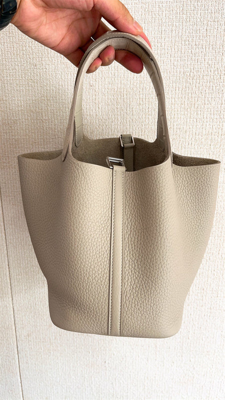  polished shopper bag detail view showing craftsmanship 8