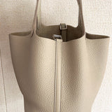  polished shopper bag detail view showing craftsmanship 8