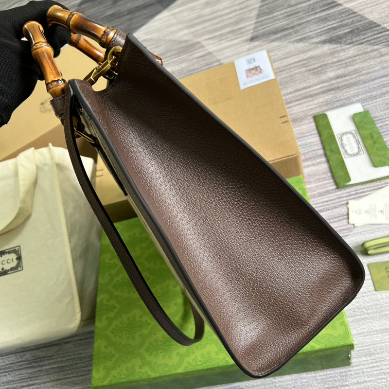 Side profile of refined everyday-luxe women's handbag – women's luxury handbag