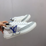 Louis Vuitton Black Ankle Strap Heels - Side Profile View