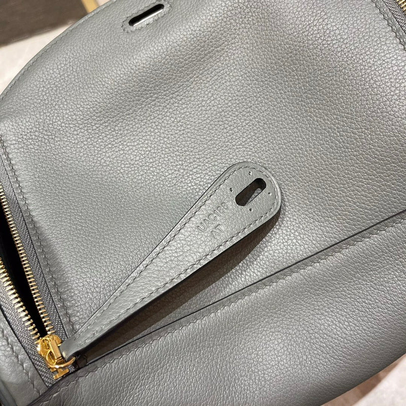 Close-up detail of sleek bag design