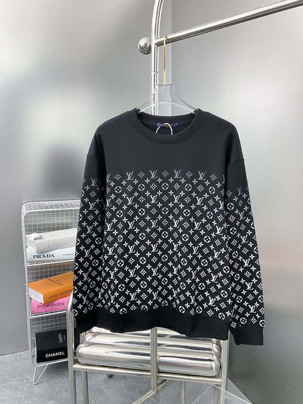 Front view of Louis Vuitton luxury clothing with streetwear-inspired cut