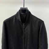 Side profile of Louis Vuitton luxury clothing with label-forward styling
