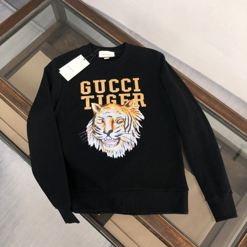 Back view of Gucci luxury clothing with relaxed-fit cut