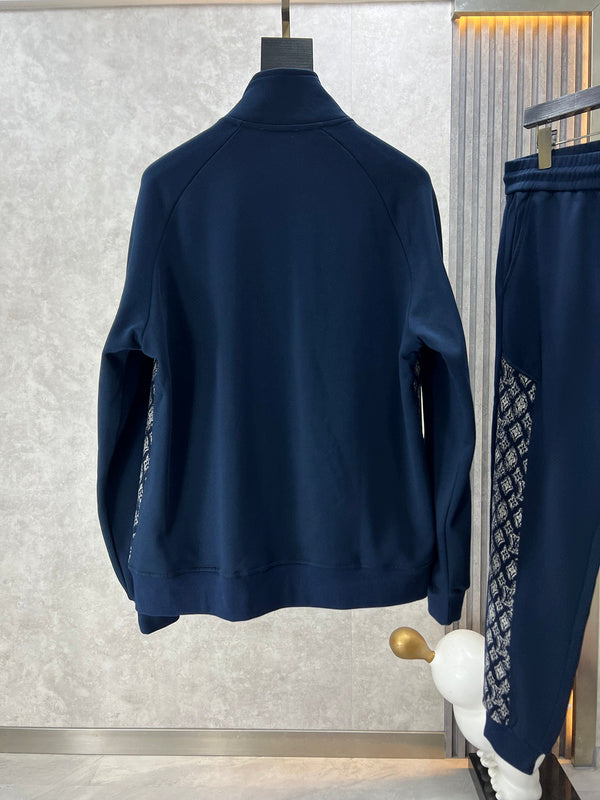 Back view of Louis Vuitton luxury clothing with runway-inspired design