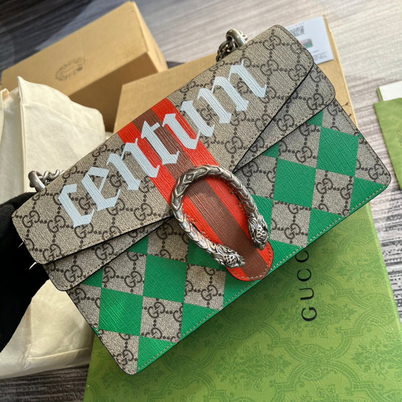 Front view of chic modern women's handbag – women's statement bag