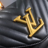 Back view of premium chic women's handbag – women's luxury accessory