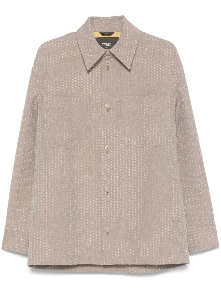 Fendi jackets luxury designer piece front view