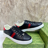 Gucci all-black luxury sneakers view 6 everyday casual design