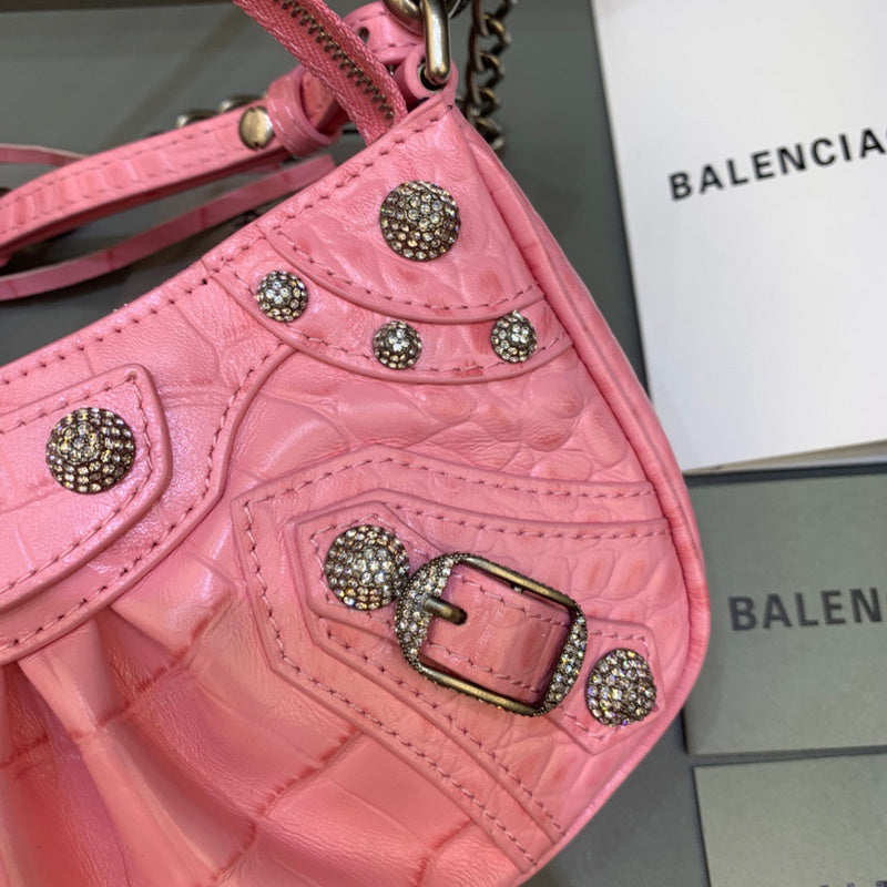 Modern Faux Leather Handbag - Modern Structured Build | Women's Everyday Carry Handbag #354 - interior view (image 6) of designer-inspired handbag