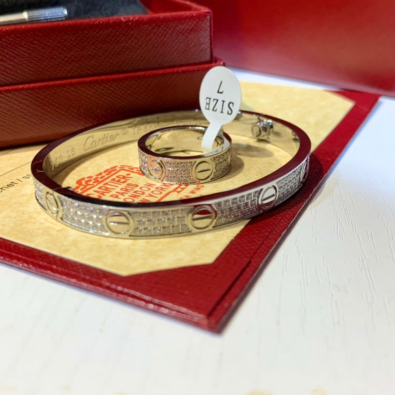 Lifestyle view of Cartier unisex jewelry piece
