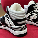 Gucci sneakers detailed view showing premium designer craftsmanship