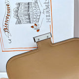 Side view of versatile structured handbag